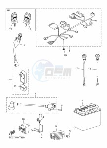 YFM90R (BD3J) drawing ELECTRICAL 1