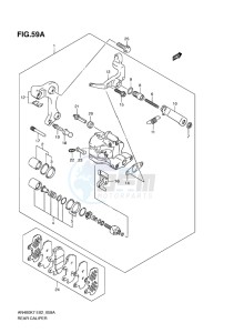 AN400 ABS BURGMAN EU-UK drawing REAR CALIPER