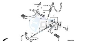 NT700VA UK - (E / MKH) drawing PEDAL