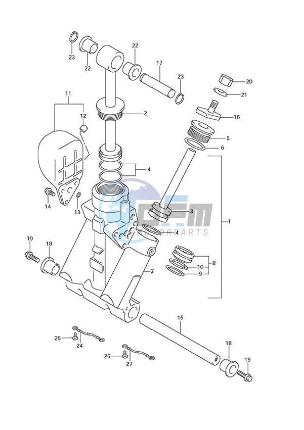 Trim Cylinder (DF 250S)