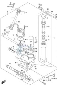 DF 250AP drawing Trim Cylinder