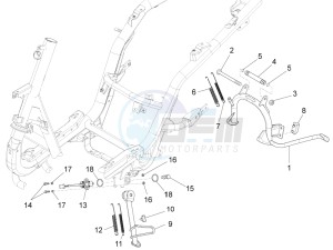 Fly 50 4T 2V 25-30Km/h drawing Stands