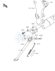 NINJA ZX-10R ZX1000SHFA XX (EU ME A(FRICA) drawing Stand(s)