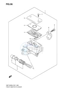 GSF-1250S BANDIT EU drawing FRONT MASTER CYLINDER