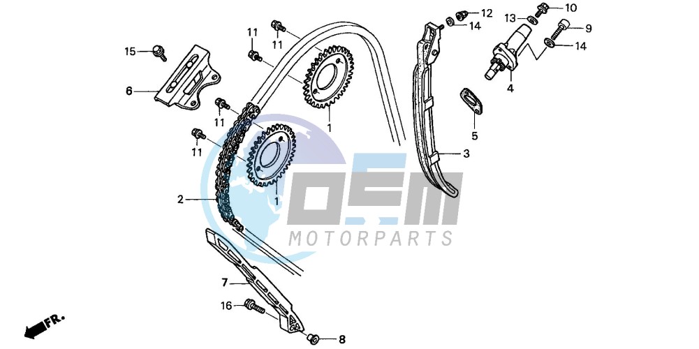 CAM CHAIN/TENSIONER