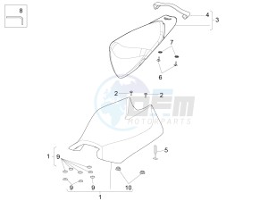 RSV4 1000 Racing Factory L.E. USA-CND (NAFTA) drawing Saddle