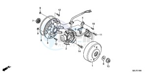 CRF50FE CRF50F Europe Direct - (ED) drawing GENERATOR