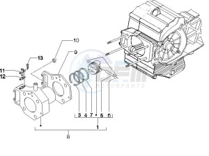 Beverly 500 (USA) USA drawing Cylinder - Piston - Wrist pin unit