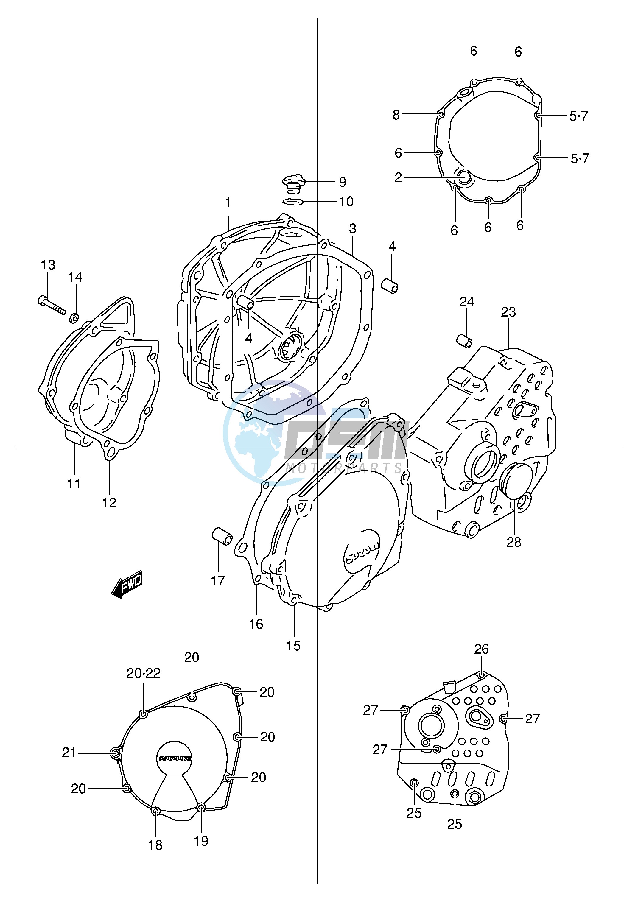 CRANKCASE COVER