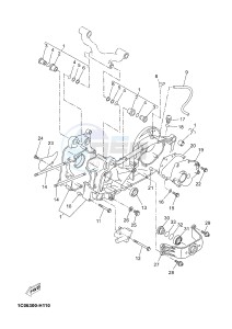 YPR250RA XMAX 250 ABS EVOLIS 250 ABS (2DL7 2DL7) drawing CRANKCASE