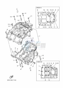 MT-25 MTN250-A (B2E2) drawing CRANKCASE