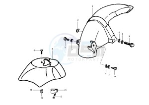 Zip 50 SP drawing Mudguard