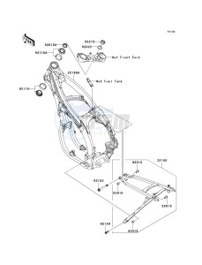 KX 450 D [KX450F] (D6F) D6F drawing FRAME