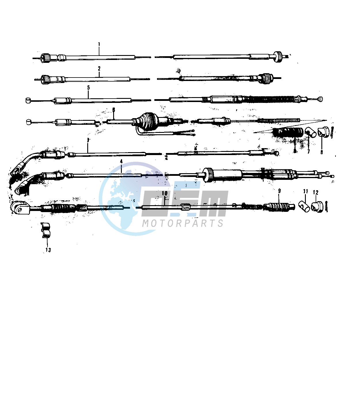 CABLES -- 72-73 F9_F9-A 350- -