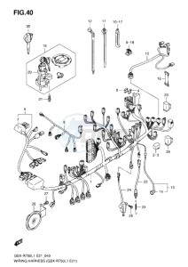 GSX-R750 drawing WIRING HARNESS