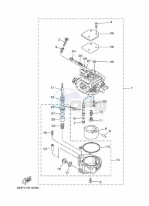 FT9-9LMHX drawing CARBURETOR