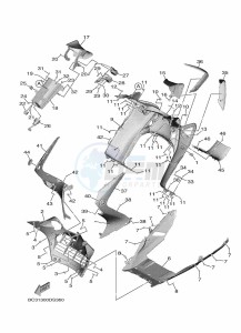 XP530D-A  (BC3E) drawing LEG SHIELD