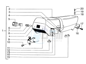 50 FL2 drawing Two-seat saddle