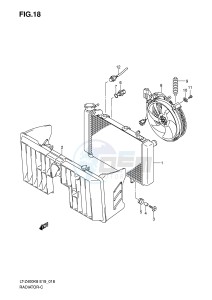 LT-Z400 (E19) drawing RADIATOR