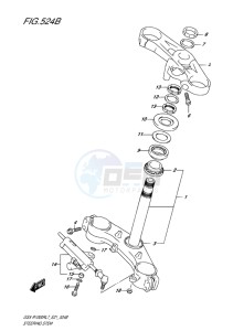 GSX-R1000R EU drawing STEERING STEM (SPECIAL EDITION)