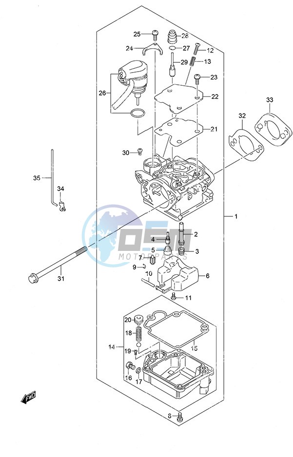 Carburetor w/Remote Control