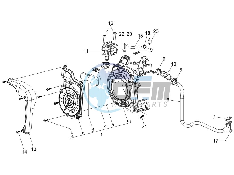 Secondary air box