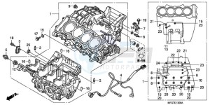 CB600F39 Europe Direct - (ED / ST) drawing CRANKCASE