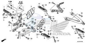 CBR600RRD CBR600RR UK - (E) drawing STEP