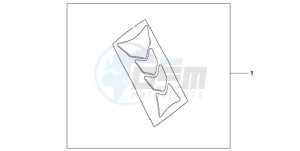 CBF10009 Ireland - (EK) drawing TANK PAD HRC LOGO