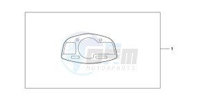 CBR600RRA UK - (E / 3E) drawing METER PANEL