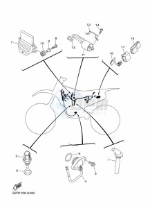 WR450F (B7R4) drawing ELECTRICAL 1