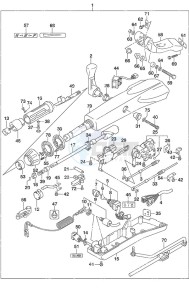 DF 70A drawing Tiller Handle