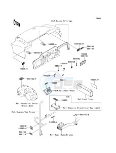 KAF 620 E [MULE 3010 4X4] (E6F-E8F) E8F drawing LABELS