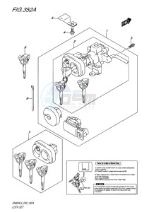 AN650Z ABS BURGMAN EXECUTIVE EU-UK drawing LOCK SET