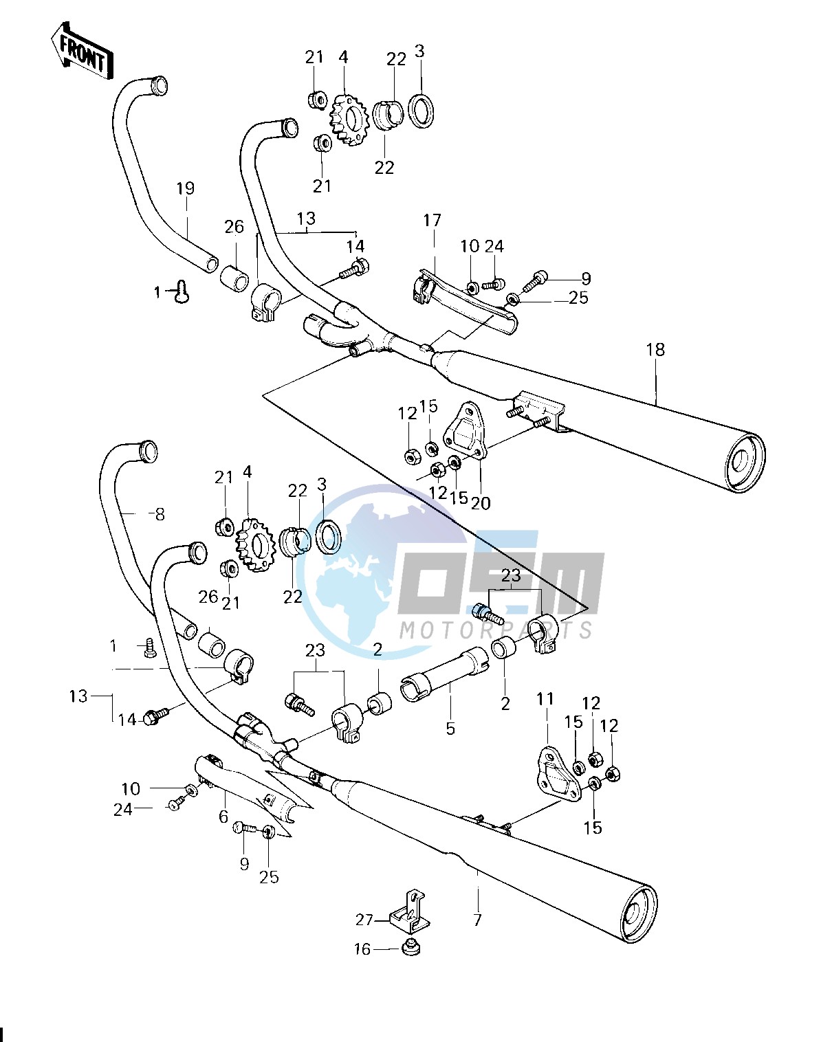 MUFFLERS -- 80 H1- -