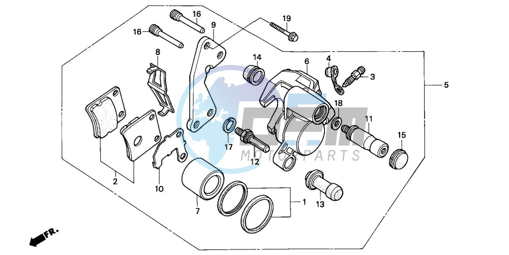 FRONT BRAKE CALIPER