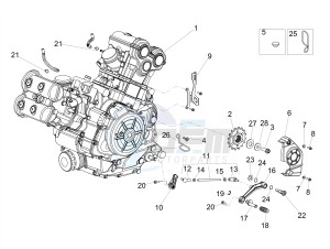 DORSODURO 900 E4 ABS (EMEA) drawing Engine-Completing part-Lever