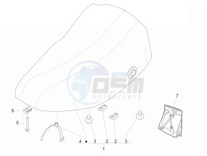 Liberty 125 4t ptt (SL) SL drawing Saddle seats - Tool roll