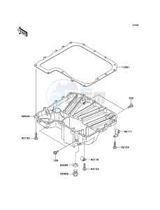 Z750 ABS ZR750MBF FR GB XX (EU ME A(FRICA) drawing Oil Pan