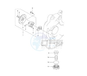 VP X-CITY 250 drawing OIL PUMP