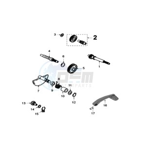 KISBEE AX drawing DRIVE SHAFTS / KICKSTARTER