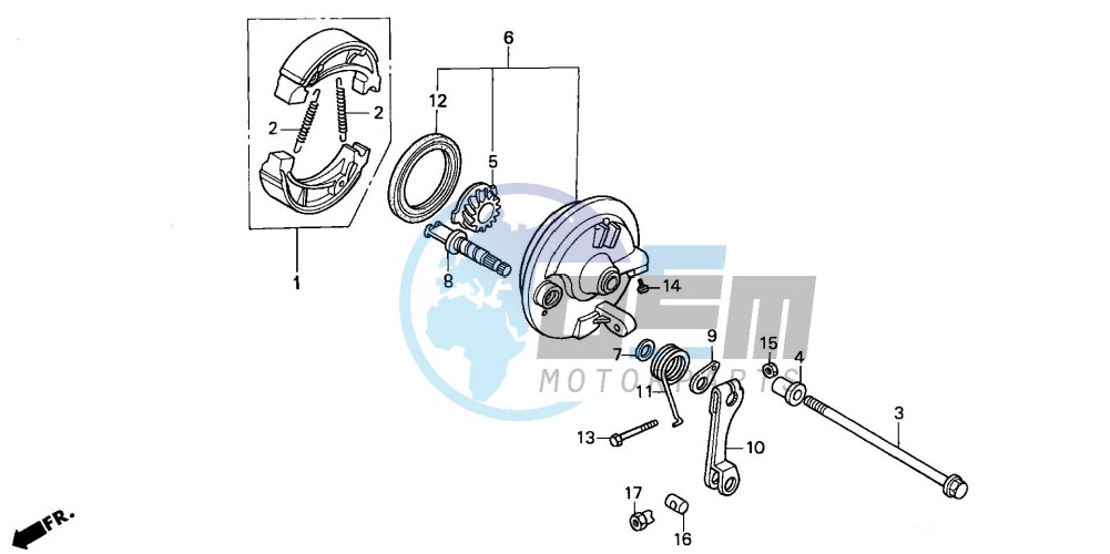 FRONT BRAKE PANEL