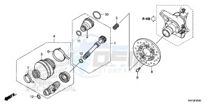 TRX420FA6G TRX420 Europe Direct - (ED) drawing PROPELLER SHAFT