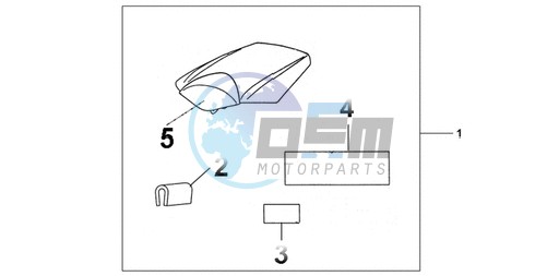 REAR SEAT COWL REPSOL