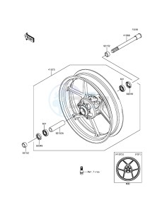 ER-6F_ABS EX650FEF XX (EU ME A(FRICA) drawing Front Hub