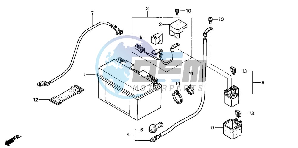 BATTERY (CBR900RR2,3)