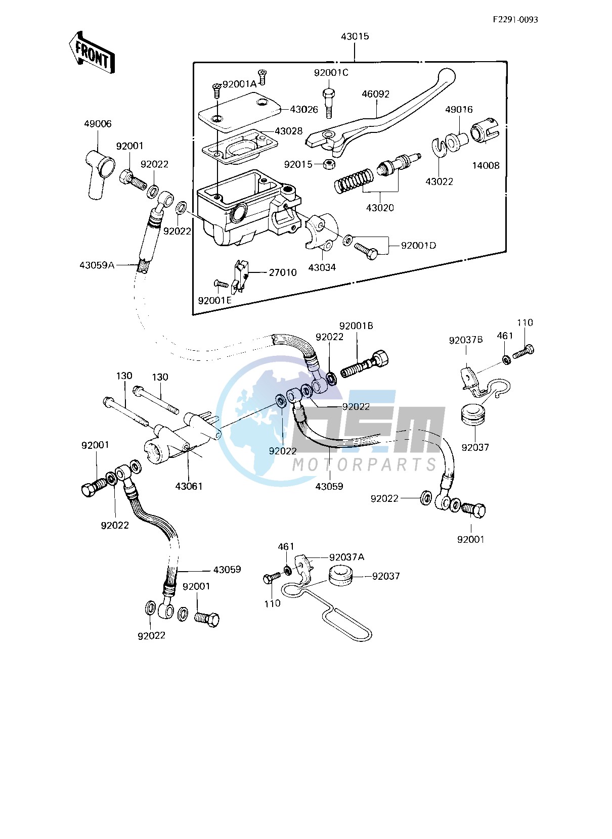 FRONT MASTER CYLINDER