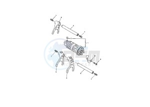 FZ6 FAZER 600 drawing SHIFT CAM - FORK