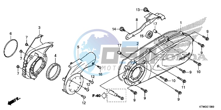 LEFT CRANKCASE COVER