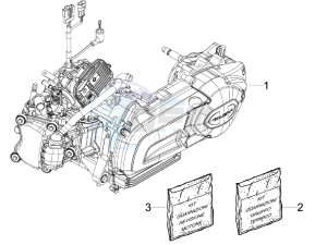 SR Max 125 drawing Engine assembly